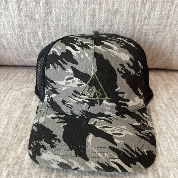 Pistil Mens Camp Trucker Hat Graphite NWT - Picture 1 of 3